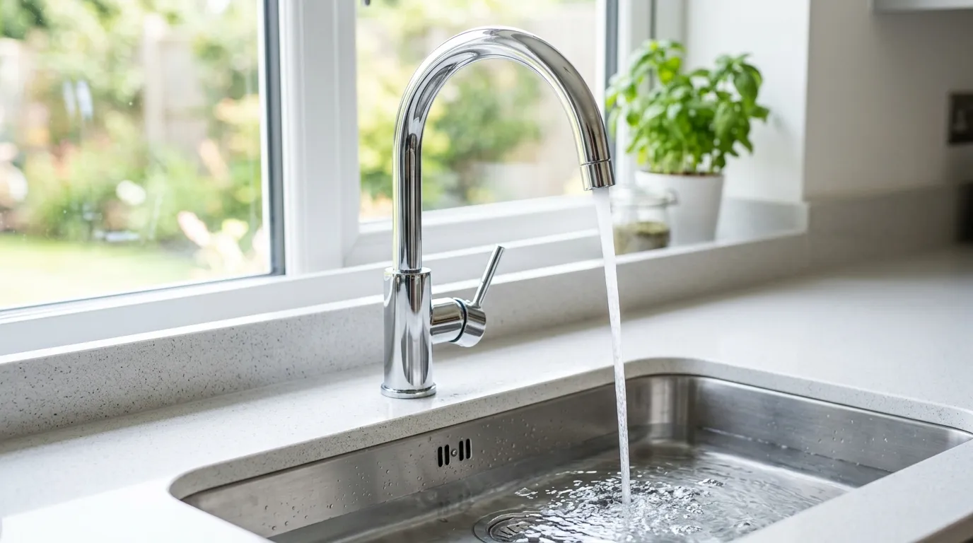 Local Plumbing Master Pros same day plumber fixing a faucet in Steiner Ranch, TX